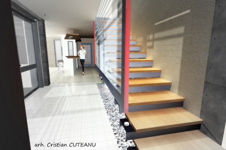 Interior casa unifamiliala 200mp